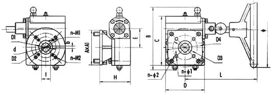 手動操作機構(gòu)結(jié)構(gòu)圖